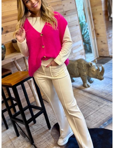 PANTALON YVINE IVOIRE