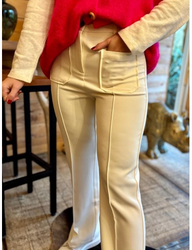 PANTALON YVINE IVOIRE