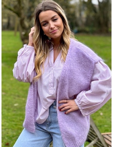 GILET BOLIAM LILAS