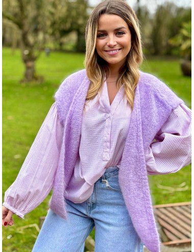 GILET BOLIAM LILAS