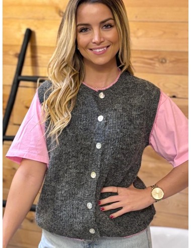 GILET LEDRIAM GRIS
