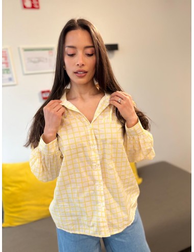 CHEMISIER POHINDRA JAUNE