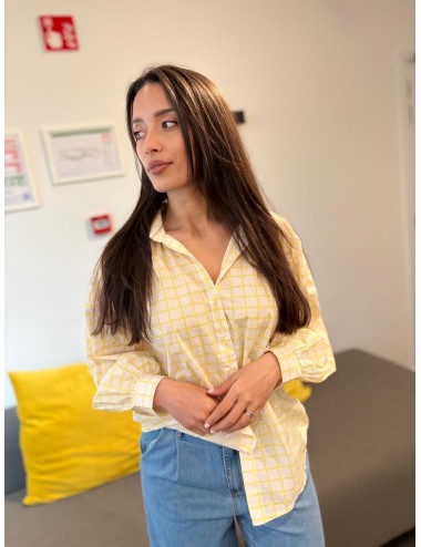 CHEMISIER POHINDRA JAUNE