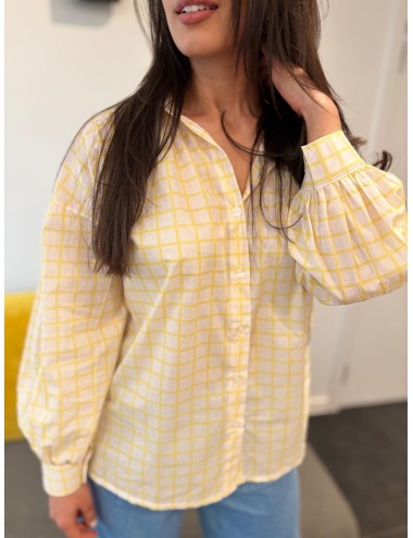 CHEMISIER POHINDRA JAUNE