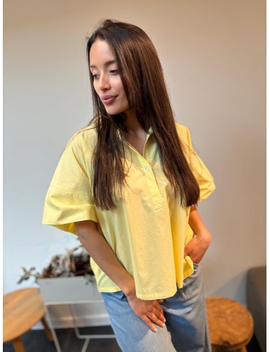 CHEMISIER AMAJI JAUNE