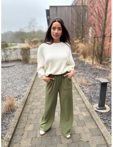 PANTALON MERIGE VERT