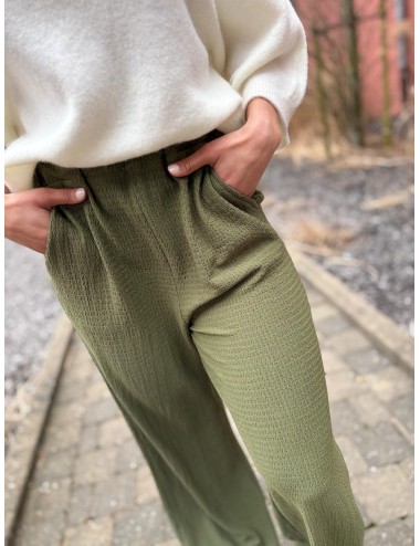 PANTALON MERIGE VERT