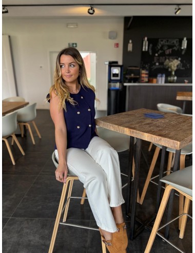 JEANS PRIUNIA BLANC