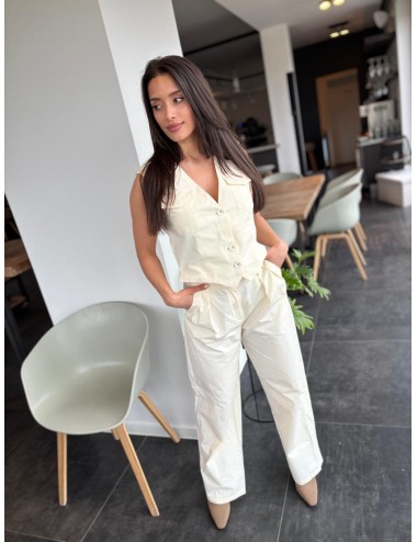 PANTALON ASSINIE ÉCRU