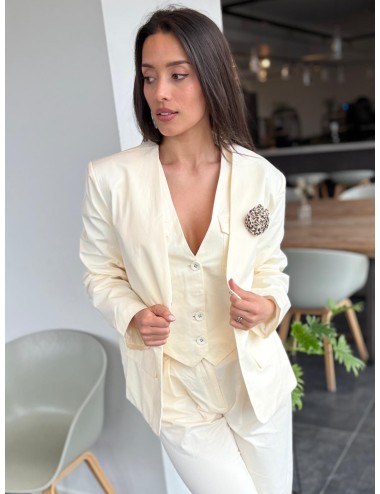 VESTE ADIME ÉCRU