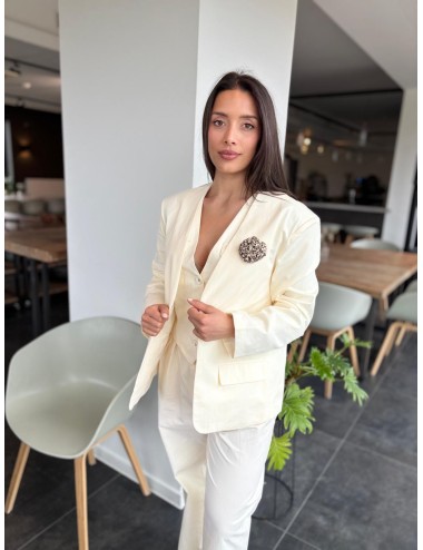VESTE ADIME ÉCRU