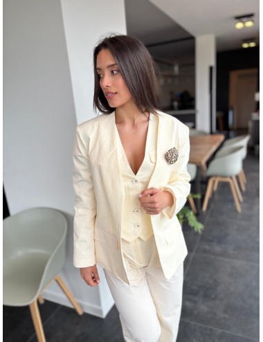 VESTE ADIME ÉCRU