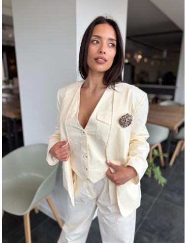 VESTE ADIME ÉCRU