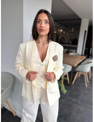 VESTE ADIME ÉCRU