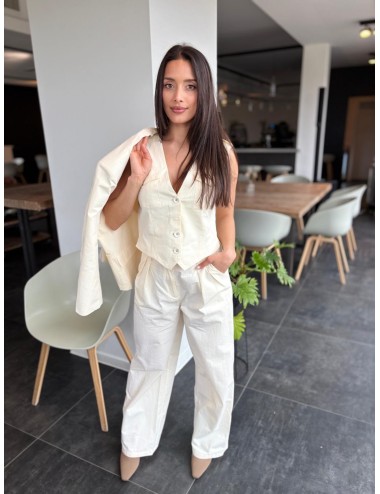 VESTE ADIME ÉCRU