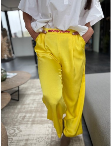 PANTALON ABIAM JAUNE