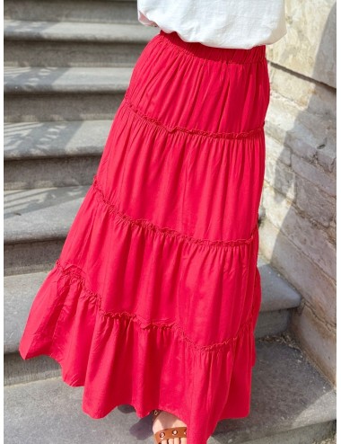 JUPE LITINE ROUGE
