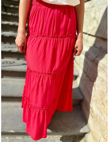 JUPE LITINE ROUGE