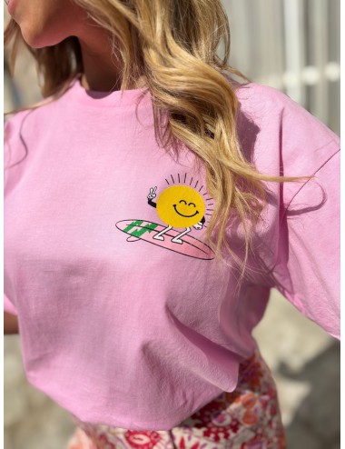 T-SHIRT PRAX ROSE