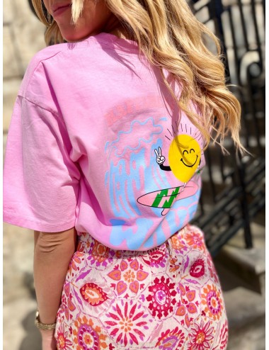 T-SHIRT PRAX ROSE