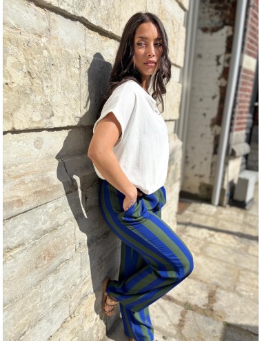 PANTALON JAKARTA VERT/BLEU