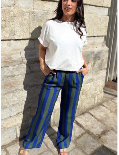PANTALON JAKARTA VERT/BLEU