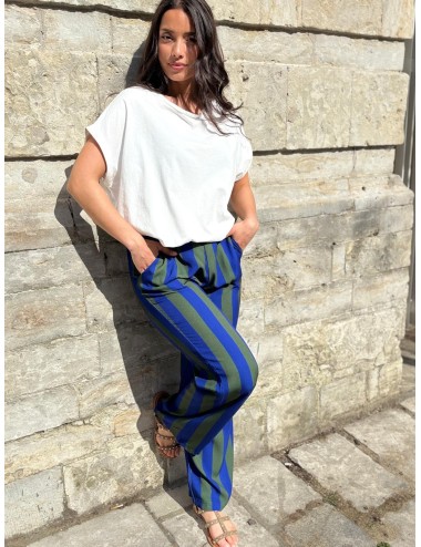 PANTALON JAKARTA VERT/BLEU
