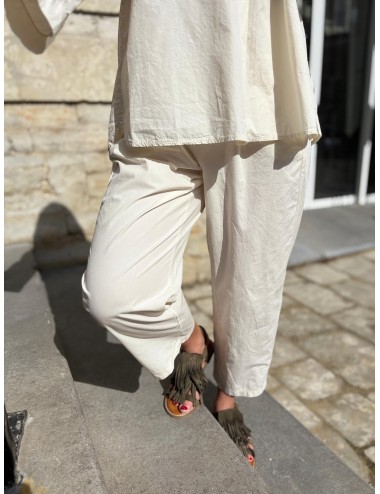 PANTALON JANYA ECRU