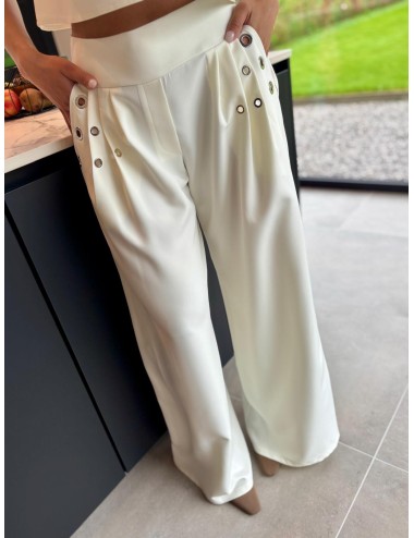 PANTALON ANDIAS ECRU