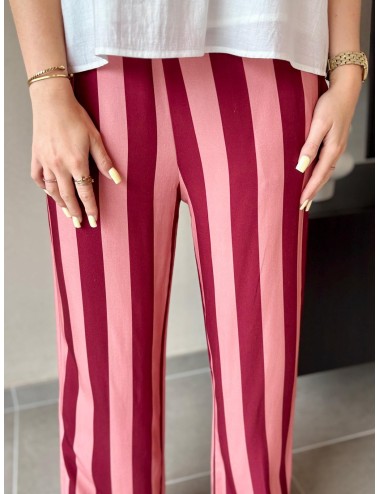 PANTALON JAKARTA BORDEAU/ROSE