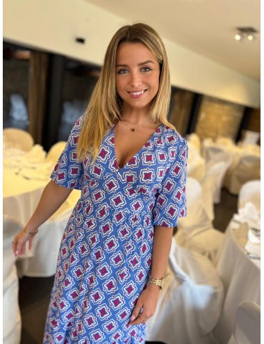 ROBE GABALT BLEUE