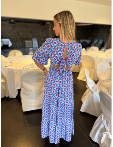 ROBE GABALT BLEUE