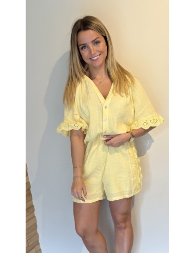 COMBISHORT KITANE JAUNE