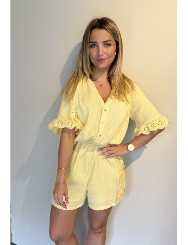 COMBISHORT KITANE JAUNE