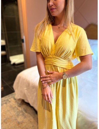 ROBE KRAPS JAUNE