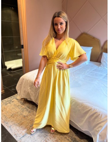 ROBE KRAPS JAUNE