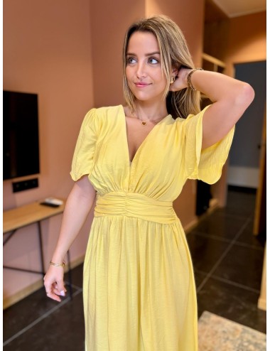ROBE KRAPS JAUNE