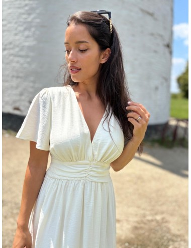 ROBE KRAPS ECRU