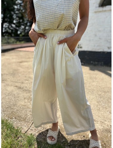 PANTALON JAPAZE ECRU
