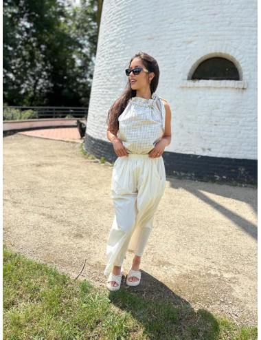 PANTALON JAPAZE ECRU