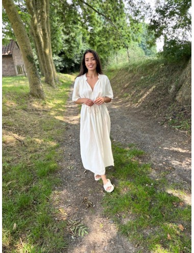 ROBE JASMIN ECRU