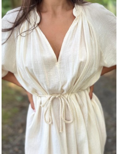 ROBE JASMIN ECRU