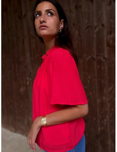 CHEMISIER YSSIGE CORAIL