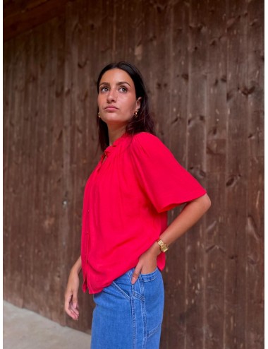 CHEMISIER YSSIGE CORAIL