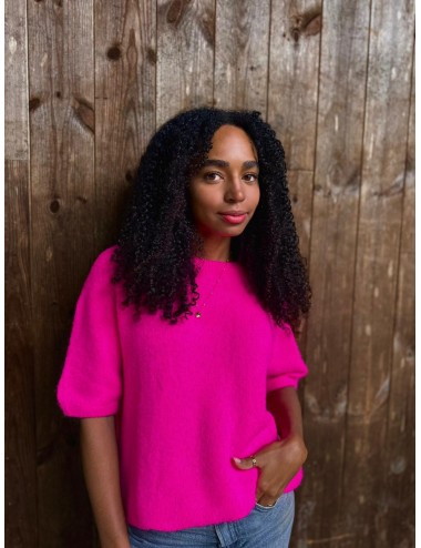PULL STIP FUCHSIA