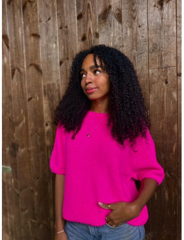 PULL STIP FUCHSIA