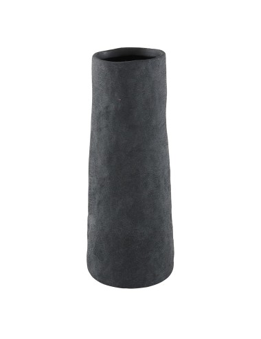 VASE TERRE CUITE ANTHRACITE HAUT 28,5 CM