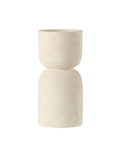 VASE TERRE CUITE IVOIRE HAUT 27 CM