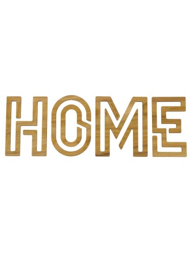 DECO HOME EN BOIS LONG 60 CM HAUT 9,5 CM