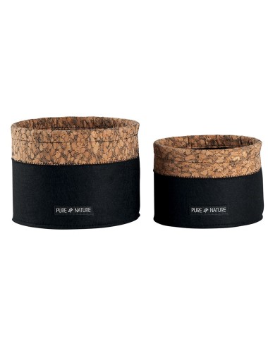 SET DE 2 PANIERS RANGEMENT 20X15 ET 17X12 CM